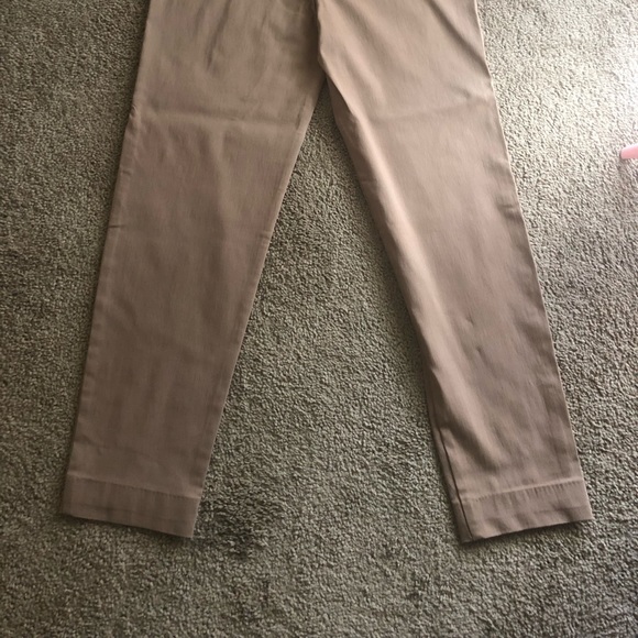 NWOT 2pc FlatterFit Ankle Pants w/ Vest - Mocha - Picture 8 of 9